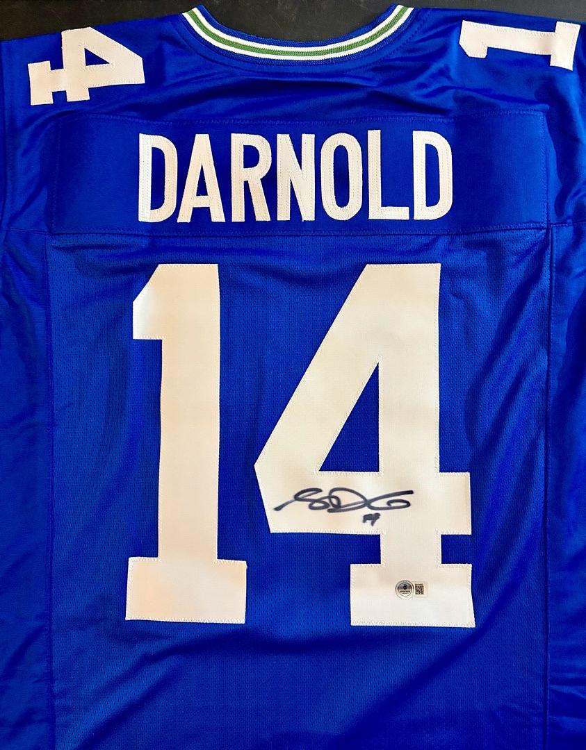 Sam Darnold signed Seahawks Jersey - Beckett COA